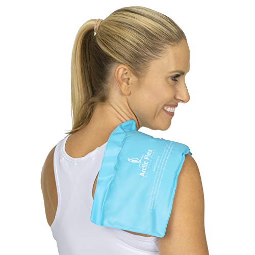 Arctic Flex Flexible Ice Pack - Reusable Large Hot and Cold Gel Therapy Bag - Medical Freezer Pad - Soft Heated Compress Wrap for Migraine, Knee, Neck, Shoulder, Back, Foot, Hand, Ankle Swelling