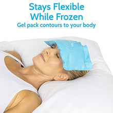 Load image into Gallery viewer, Arctic Flex Flexible Ice Pack - Reusable Large Hot and Cold Gel Therapy Bag - Medical Freezer Pad - Soft Heated Compress Wrap for Migraine, Knee, Neck, Shoulder, Back, Foot, Hand, Ankle Swelling

