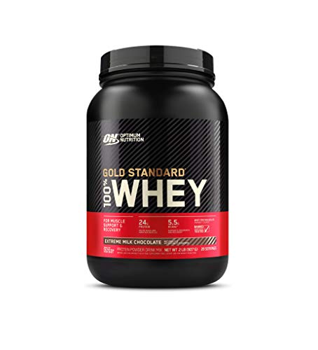 Optimum Nutrition Gold Standard 100% Whey Protein Powder, Extreme Milk Chocolate, 2 Pound (Packaging May Vary)