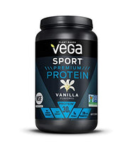 Load image into Gallery viewer, Vega Sport Premium Protein Powder, Vanilla, Plant Based Protein Powder Post Workout - Certified Vegan, Vegetarian, Keto-Friendly, Gluten Free, Dairy Free, BCAA Amino Acid (20 Servings / 1lb 13.2oz)
