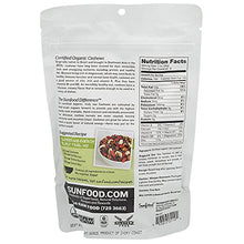 Load image into Gallery viewer, Sunfood Cashews - Unsalted, Organic, Raw, Unroasted. Whole. No Additives. 8 oz Bag

