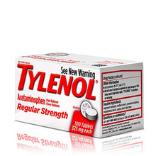 Load image into Gallery viewer, Tylenol Reg Strngth 100&#39;S Size 100ct Tylenol 325 Mg Regular Strength Pain Reliever
